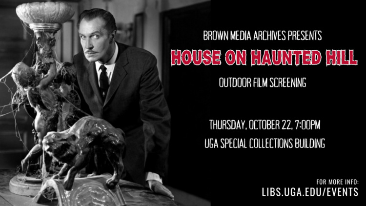 Outdoor Film Screening: House on Haunted Hill (1958)