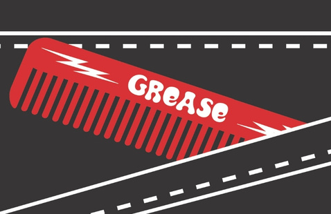 Drawing of comb sticking out of pocket that has "Grease" written on it
