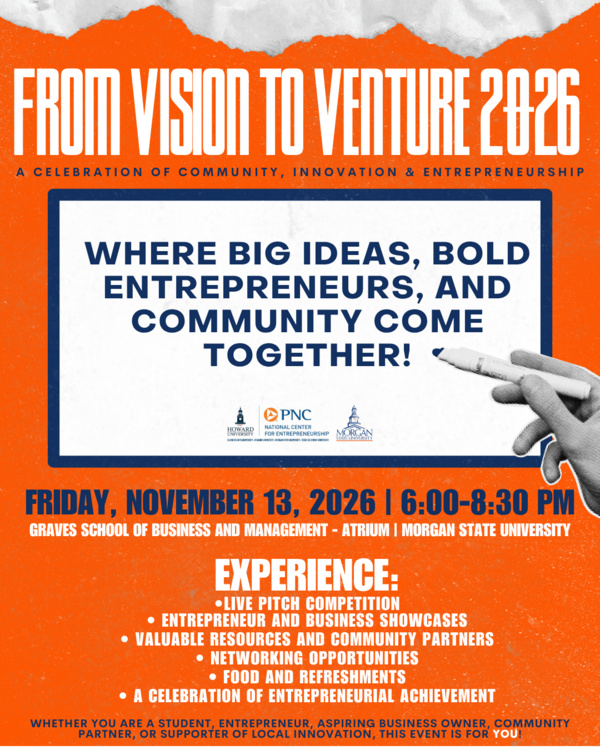 Vision to Venture: A Celebration of Community, Innovation & Entrepreneurship