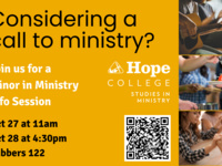 Event image for Ministry Minor Info Session