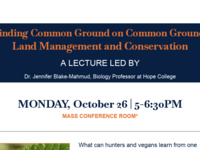 Event image for GRACE Project | Finding Common Ground on Common Ground: Land Management and Conservation