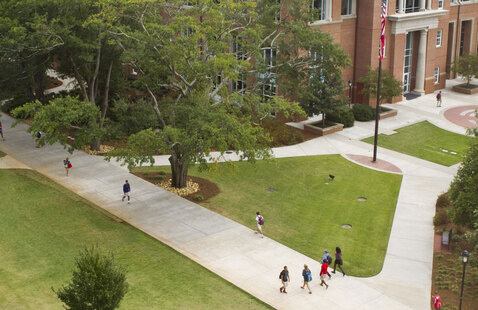 Photo of campus quad