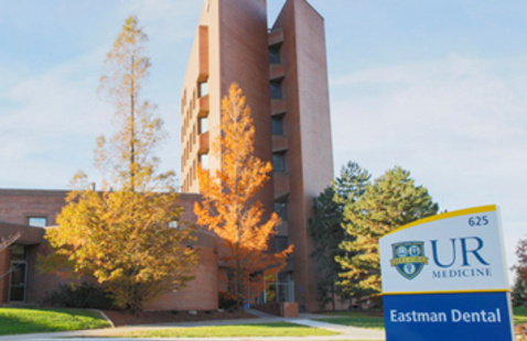 exterior of Eastman Dental Center.